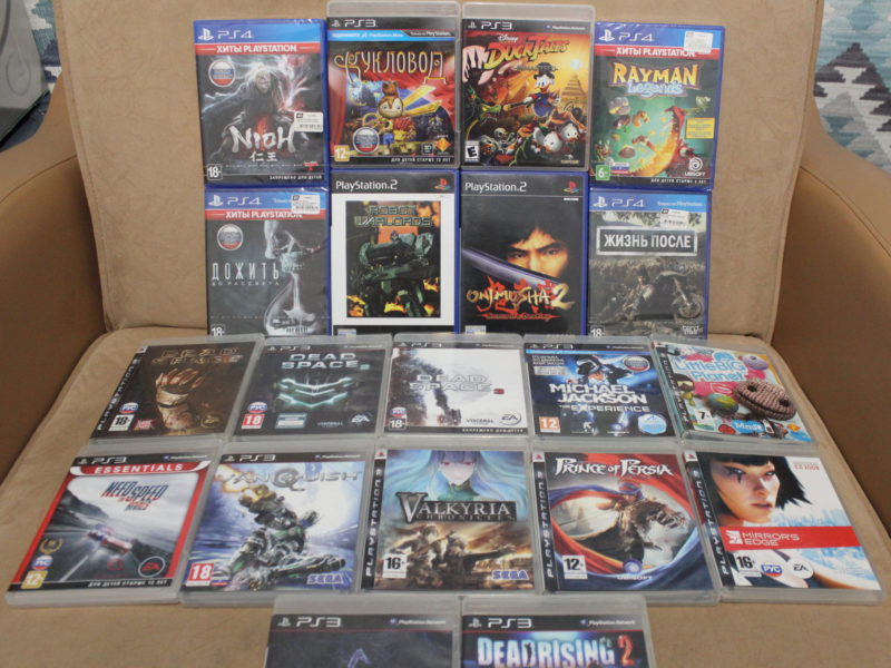 Пополнение коллекции: PS2,PS3,PS4