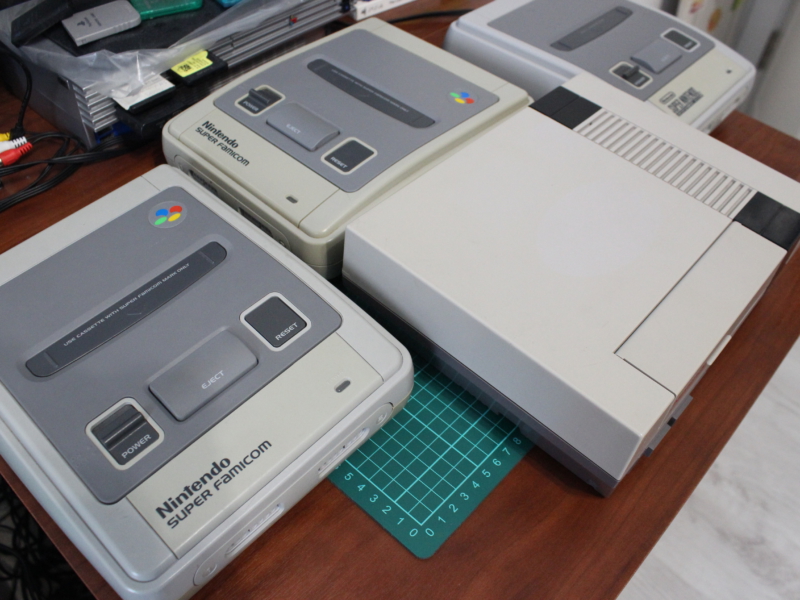 Мегапост: восстановление внешнего вида NES и SFC для заказчика, ремонт своей SFC и реставрация корпуса SNES+бонус (часть 1)