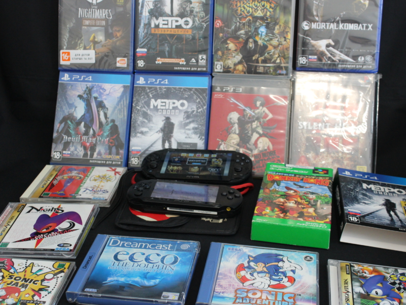 Пополнение коллекции: SNES, PSP, Vita,PS2, PS3, PS4